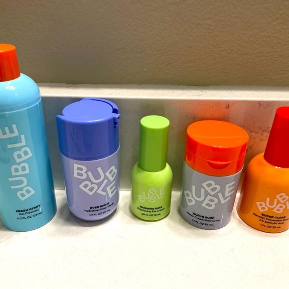 Bubble skincare